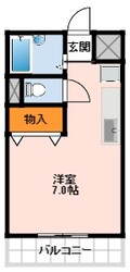 ハイツ深阪南Ⅰの物件間取画像